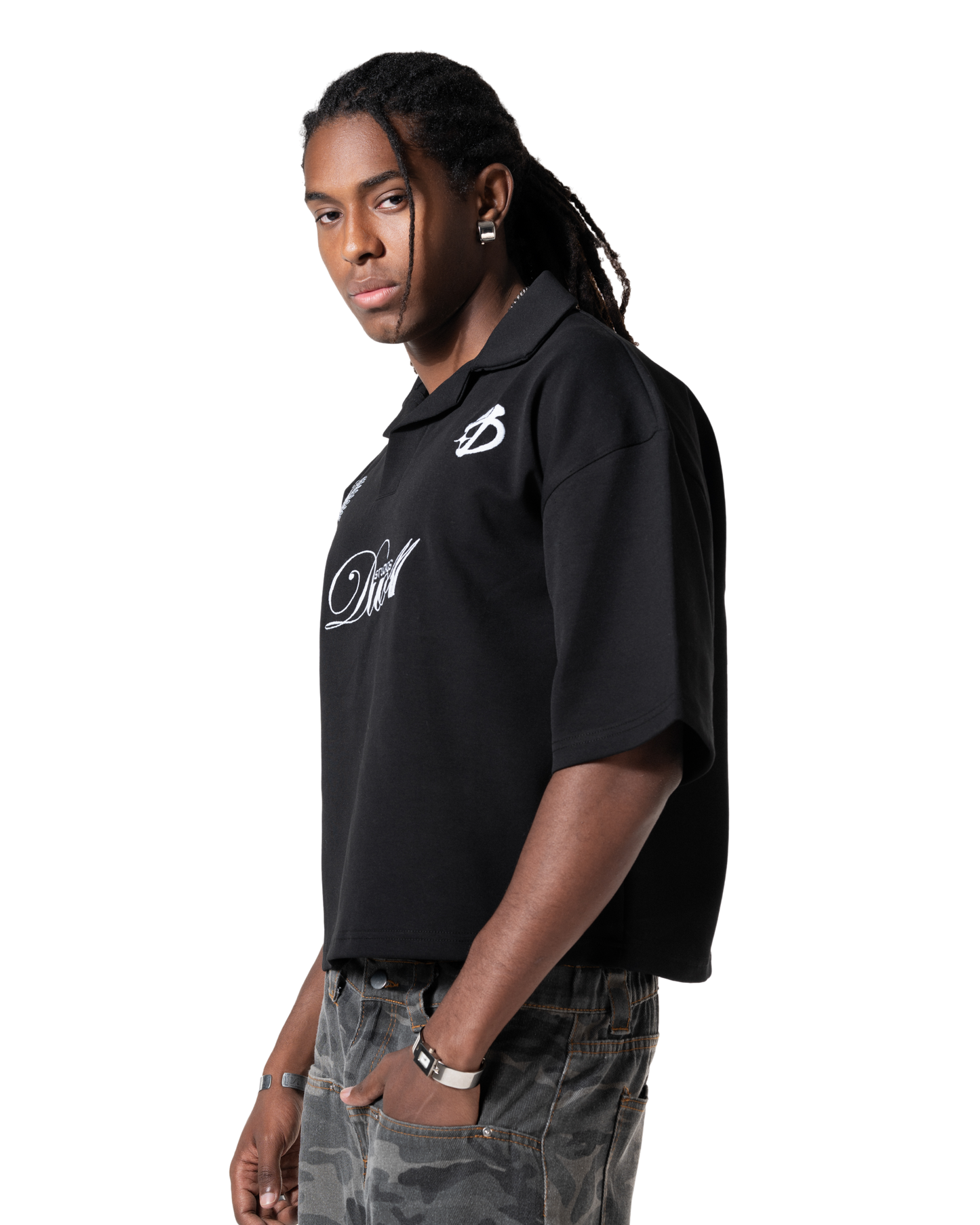 duo club polo black
