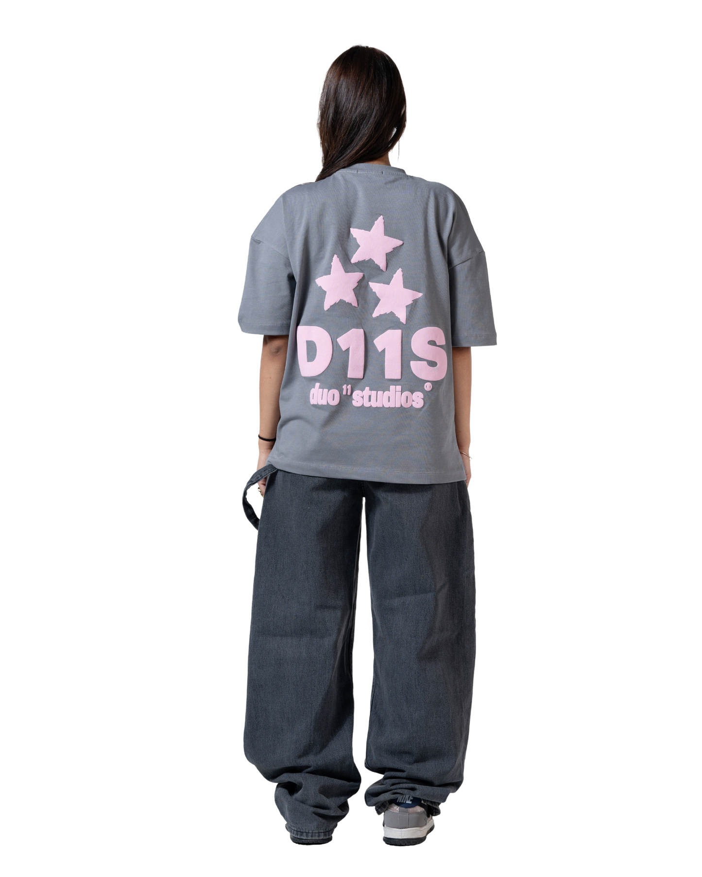 duo stars printed T-shirt