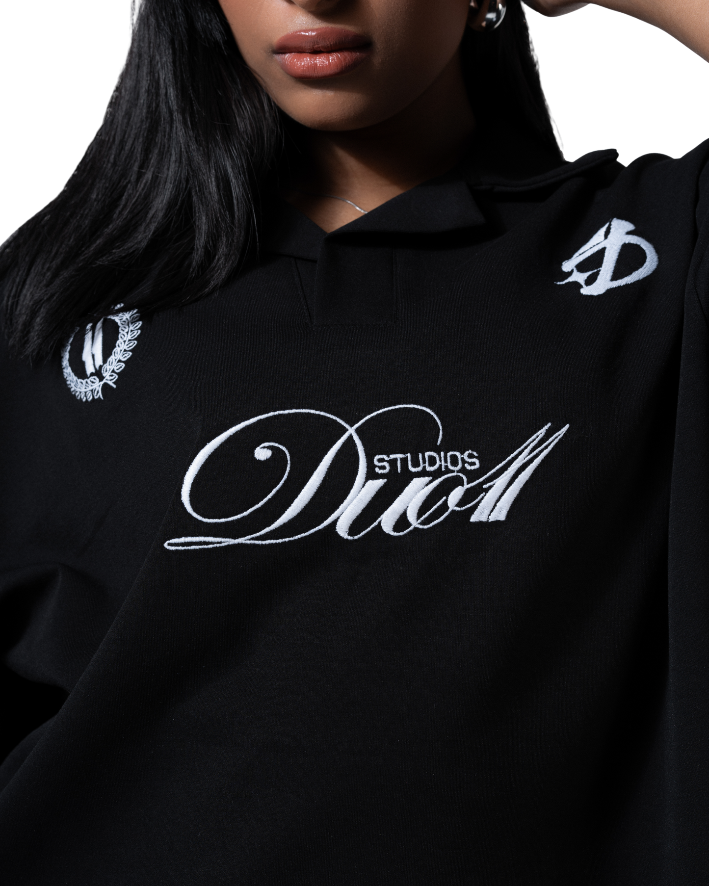 duo club polo black