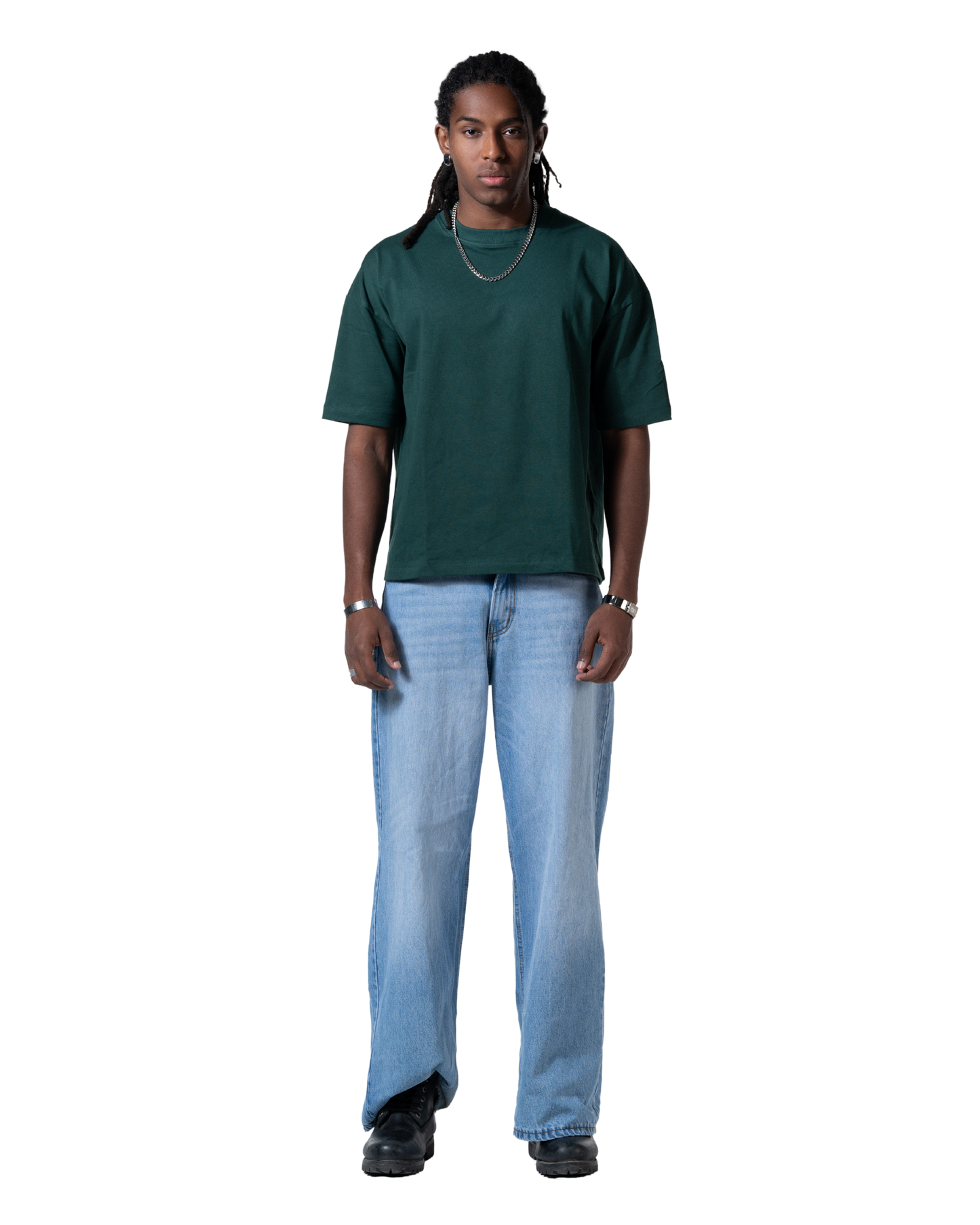 duo basic T-shirt grean