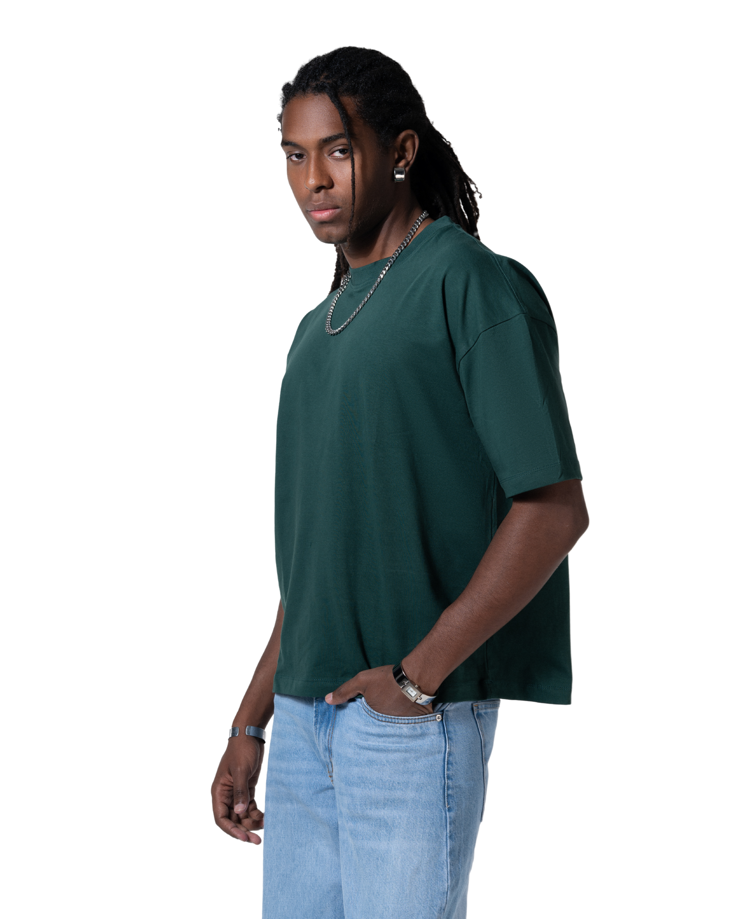 duo basic T-shirt grean