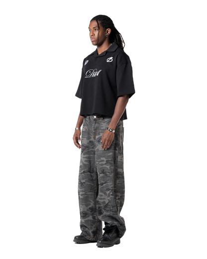 duo club polo black