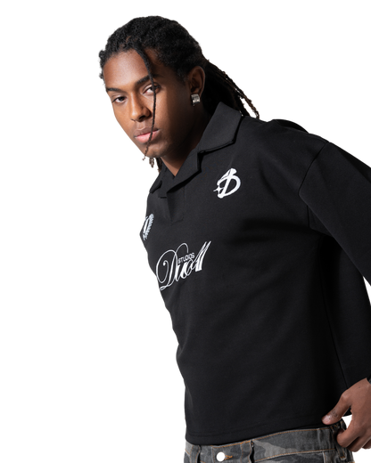 duo club polo black