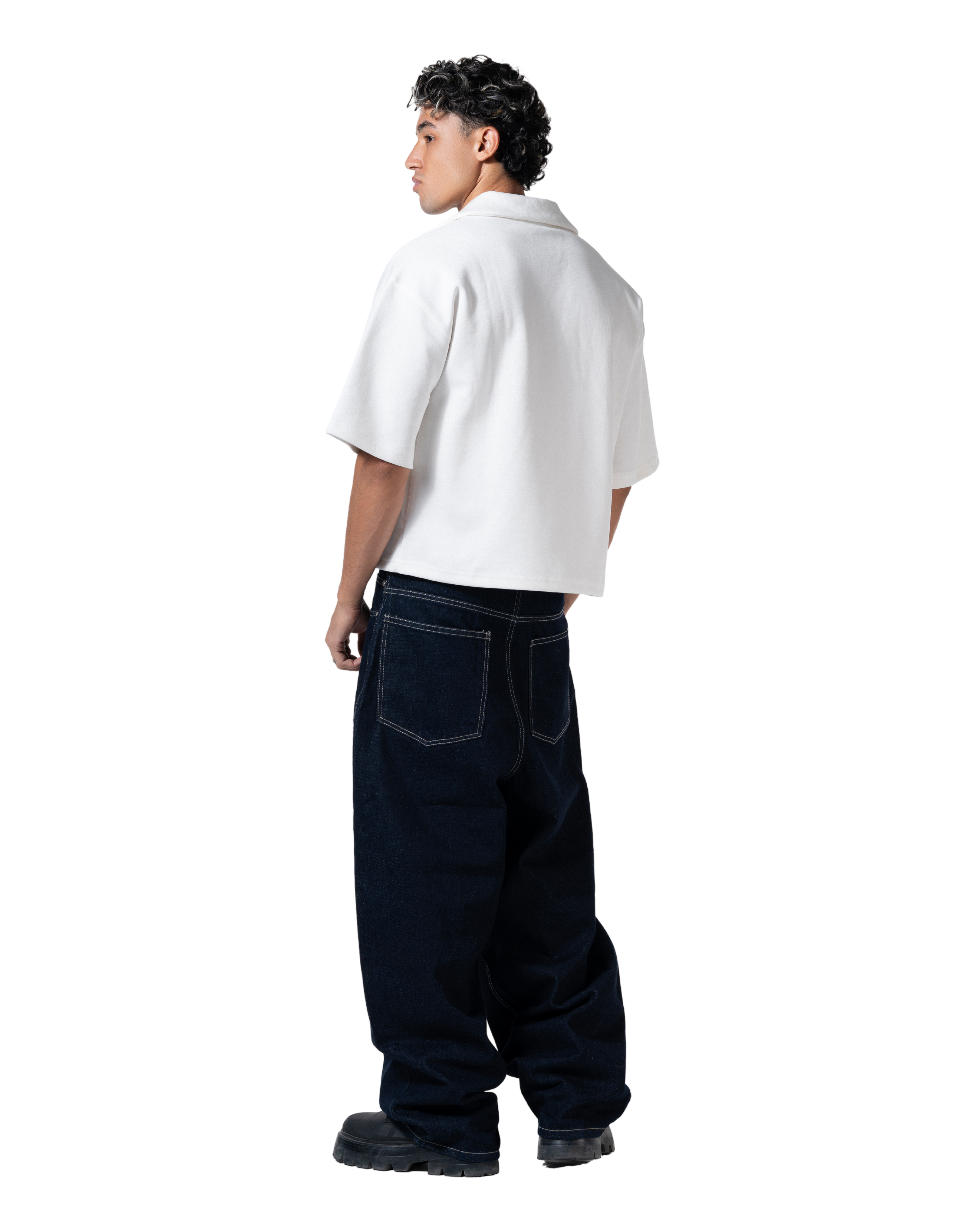 duo club polo white