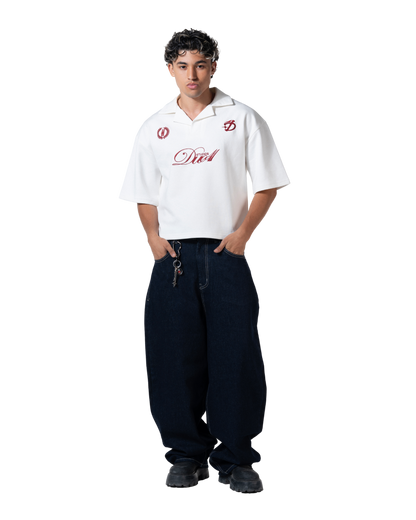duo club polo white