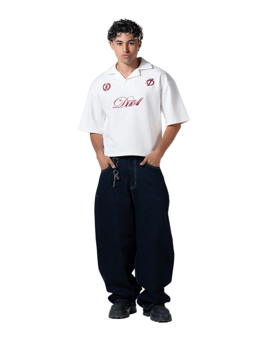 duo club polo white