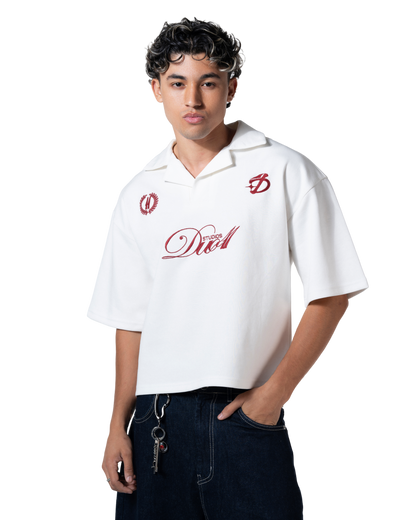 duo club polo white