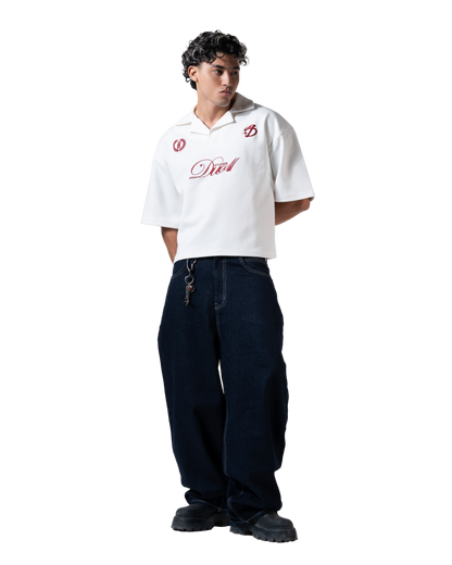 duo club polo white