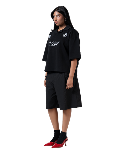 duo club polo black