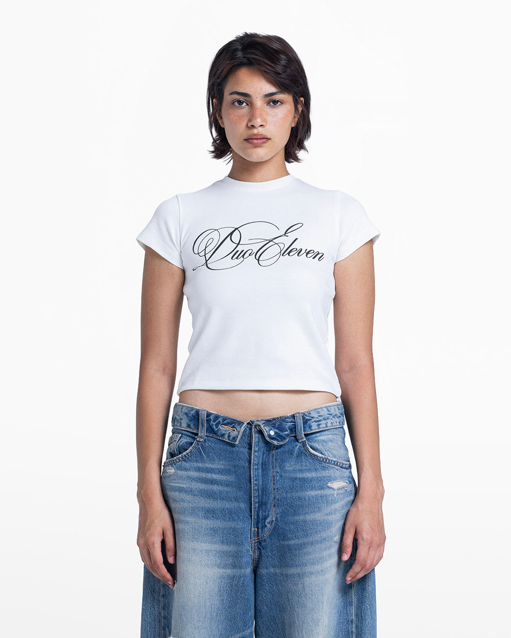 Signature tee white