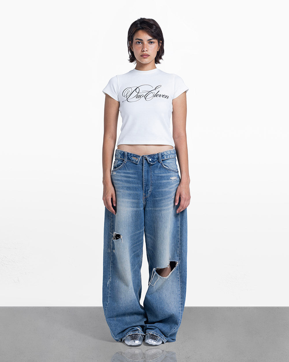 Signature tee white