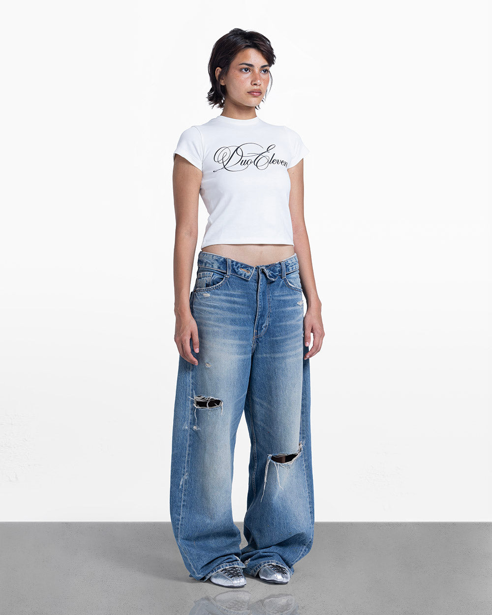 Signature tee white