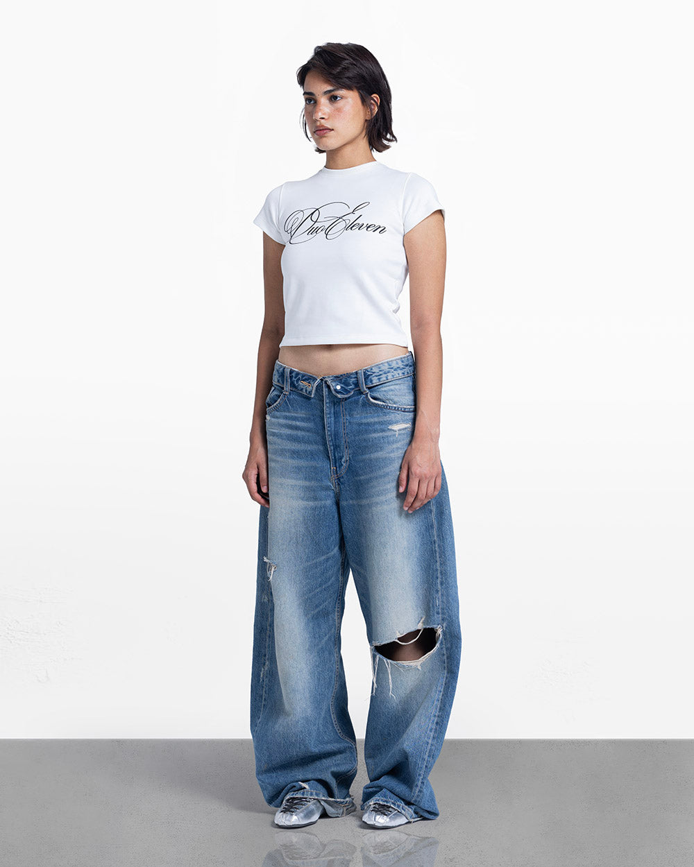 Signature tee white