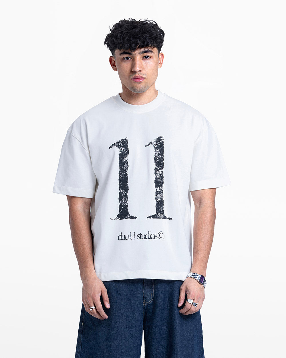 11 percent tee white
