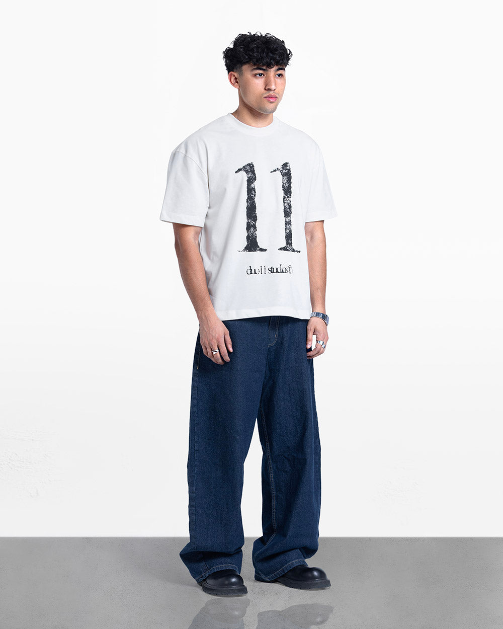 11 percent tee white