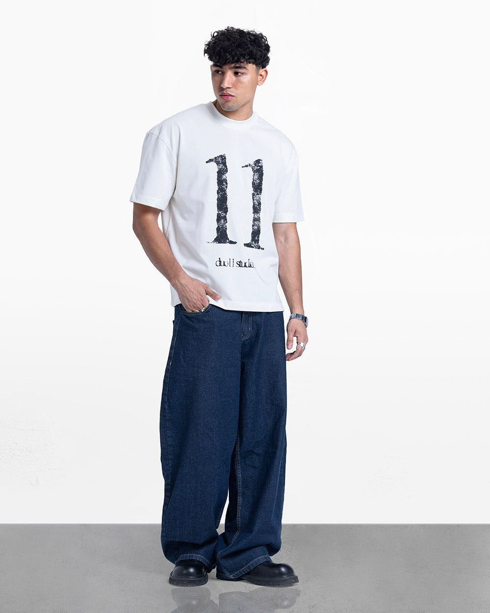 11 percent tee white