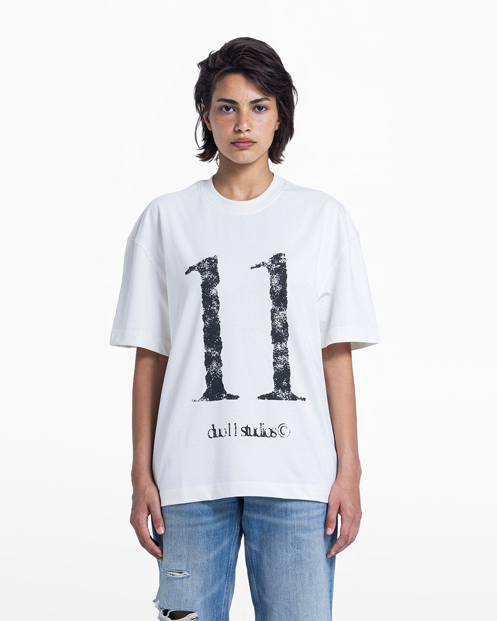 11 percent tee white