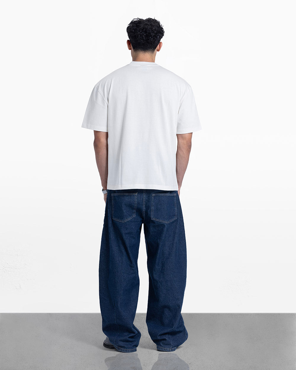Duo pattern tee white