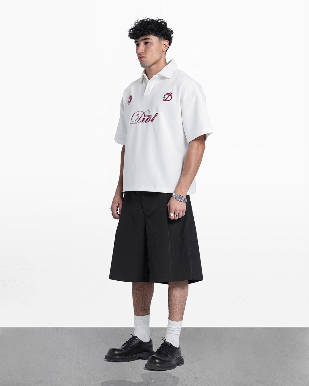 duo club polo white