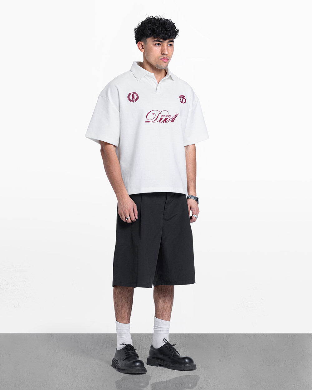 duo club polo white