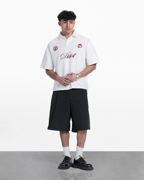duo club polo white