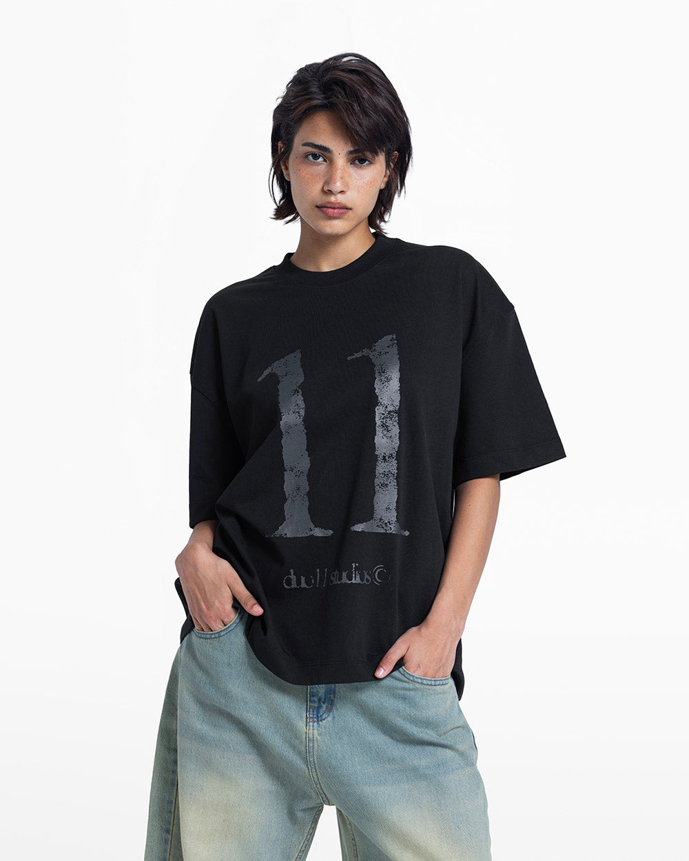 11 percent tee black