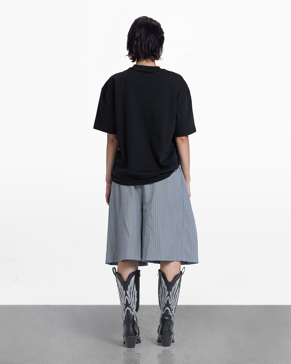 Duo pattern tee black