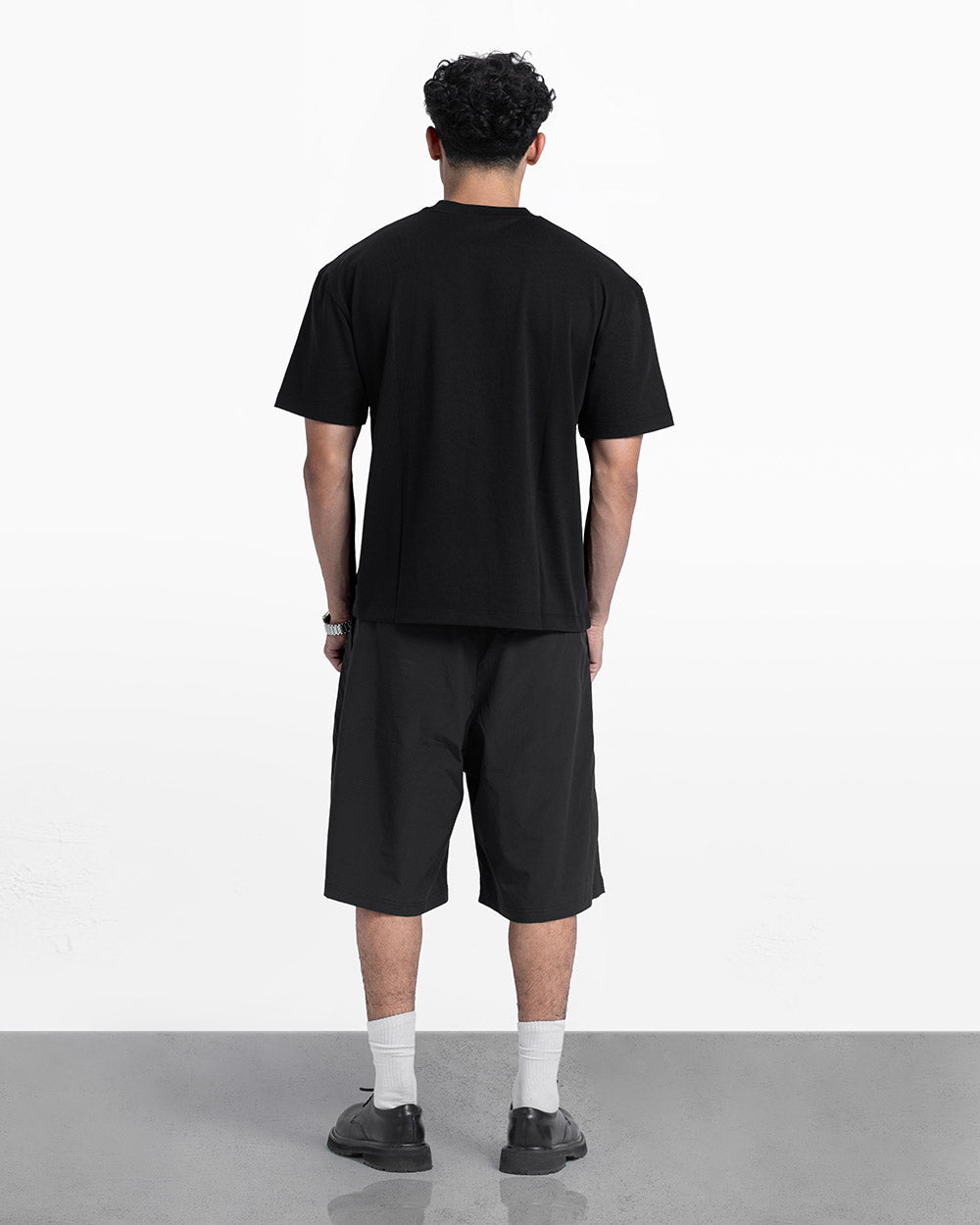 Duo pattern tee black