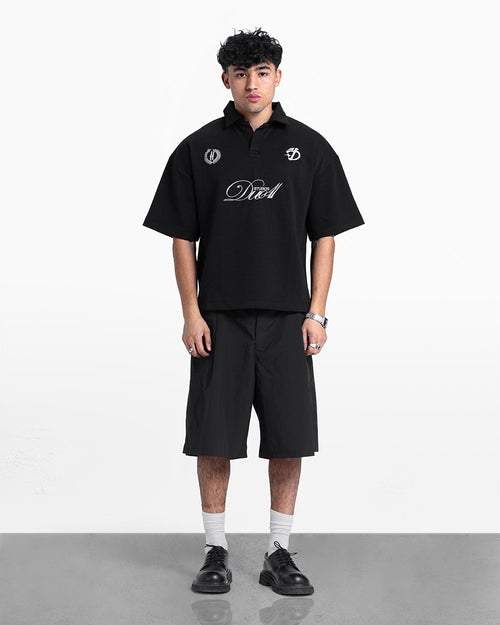 duo club polo black