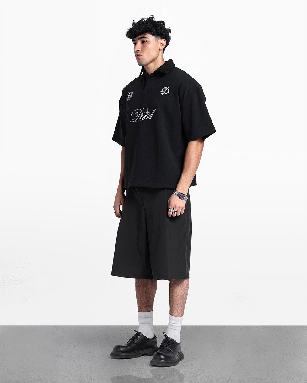 duo club polo black