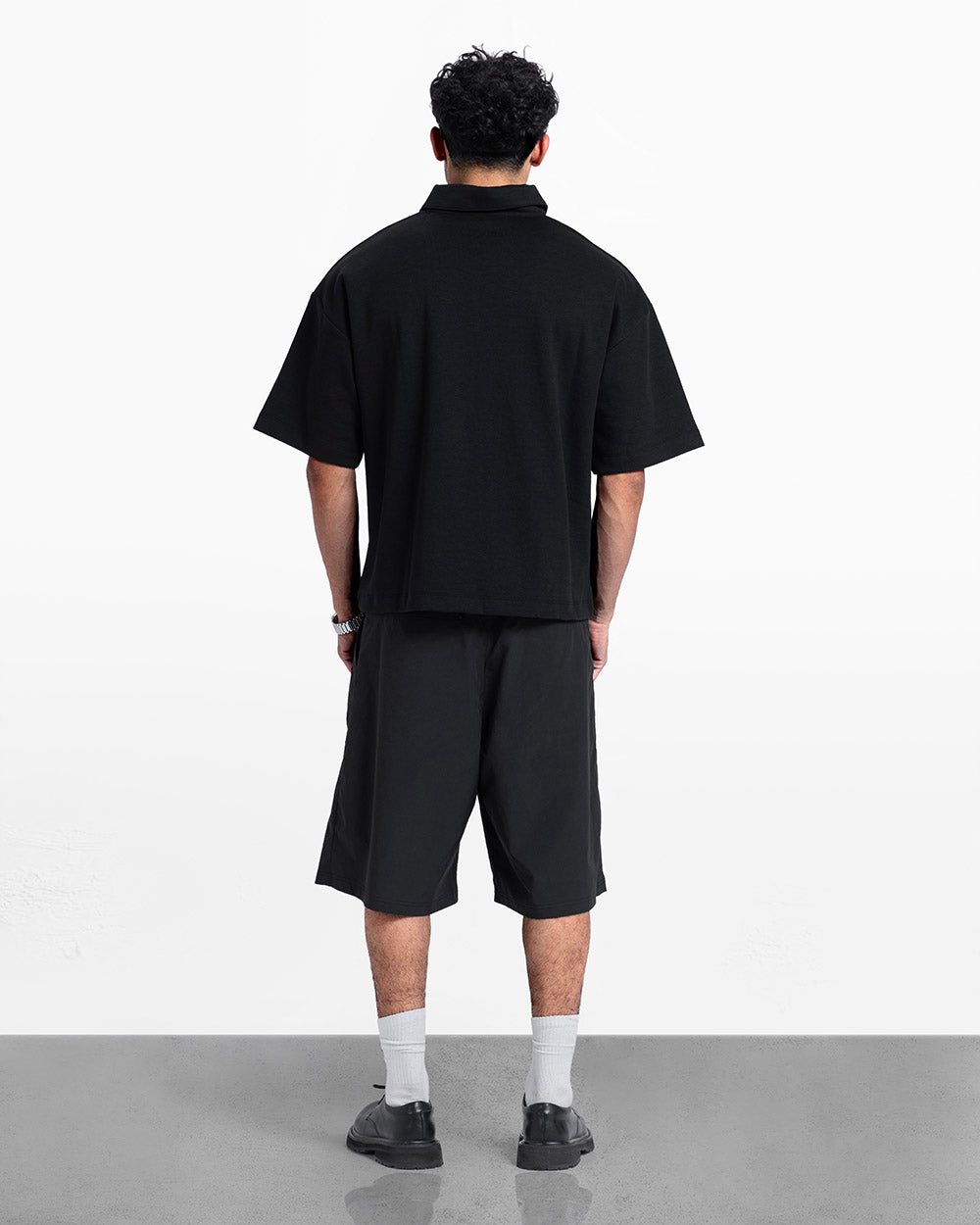 duo club polo black