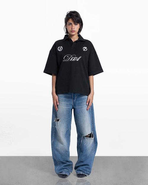 duo club polo black