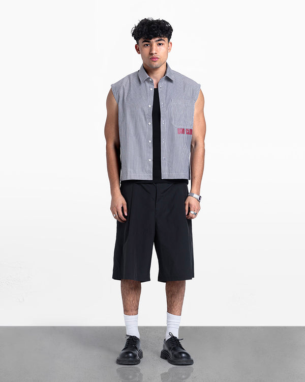 Duo sleeveless shirt black