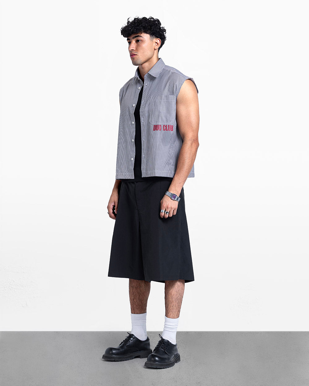 Duo sleeveless shirt black