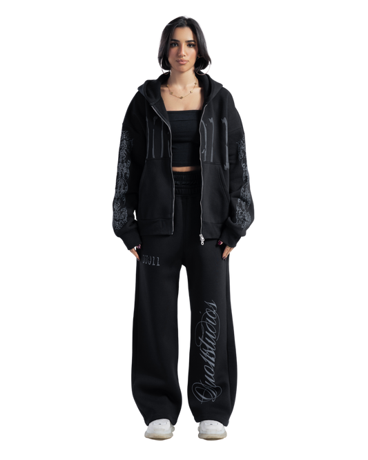 MOTHER OF PEARL ZIPPER SET