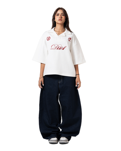 duo club polo white
